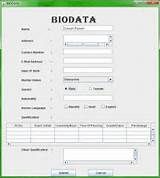 what is bio data
