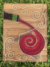 Wine String Art Kit | DIY Kit Includes All Crafting Supplies | Wine Lover Gift | String Art Patterns | Bar Art | Craft Kit For Adults