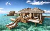Überwasserbungalows in der Karibik, #Der #Honeymoonallinclusive #Karibik #Überwasserbungalow...