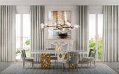 MODERN GREY DINING ROOM
