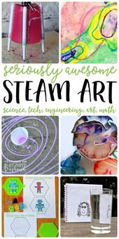 7 STEAM Art Activities your kids will love - All the fun of science, technology,... 7 STEAM Art Activities your kids will love - All the fun of science, technology,... 2