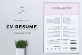 Minimalista CV Currículum Vol. 29 de RahardiCreative en Envato Elements