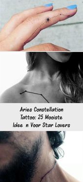 Aries Constellation Tattoo: 25 Mooiste ideeën voor Star Lovers – TRENDS8.COM ...