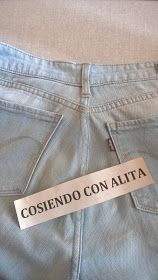 Cosiendo Con Alita Como Reducir La Cintura Del Pantalon Jeans Pantalones Jeans Pantalones Como Reducir Cintura