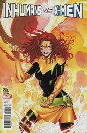 Marvel Inhumans Vs X Men Comic Issue 5 Limited Jean Grey Phoenix Variant Marvel Jean Grey Jean Grey Phoenix Jean Grey