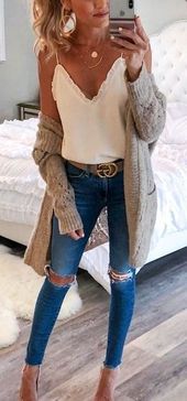#summer #outfits weißes Spaghettiträgertop für Damen.