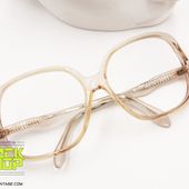 Vintage sunglasses frame 03-709 0017 HARRY/'S MIKADO mod bicolored crazy pop shape New Old Stock 1980s
