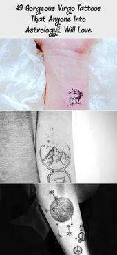 29 Unique and Gorgeous Virgo Tattoos - OurMindfulLife.com // zodiac signs/ Virgo...
