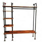 Splendiferous industrial clothing rack for furniture decor ideas with industrial...