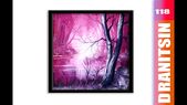 Magenta Glow' - relaxing acrylic step by step painting techniques using oval brush, 118