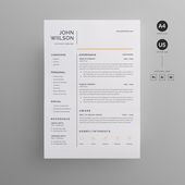 Resume/CV by Reuix Studio on Creative Market