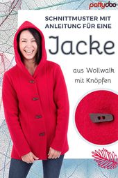 Schnittmuster für einen lässigen Mantel