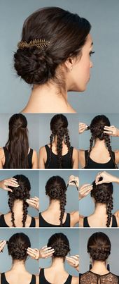 ▷ 1001+ Ideen, wie Sie effektvolle Hochsteckfrisuren selber machen