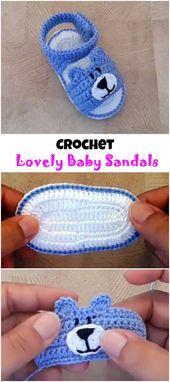 Crochet Lovely Baby Sandals #amigurumi #crochet #knitting #amigurumi patterns #c...