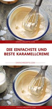 Die einfachste und beste Karamellcreme in wenigen Minuten zubereitet 😍 😍 ...