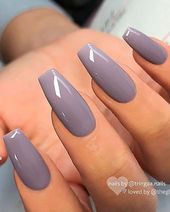 The Best Gray Nail Art Design Ideas #Nails - Nägel - #Art #Design #gray #Idea...