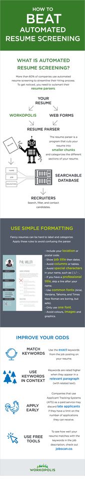 How to beat automated resume screening Screens, Job resume and - perfect your resume How to beat automated resume screening Screens, Job resume and - perfect your resume