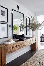 Kerry Washington verwandelt eine kahle Wohnung in ein gemütliches Einfamilienhaus – Architekt … - Holz Tisch DIY