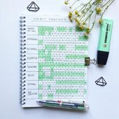 Bullet Journaling ✍🏻 on Instagram: “| My habit tracker for May 💛| Is there something you try to track this month? 🤓 I like this one a lot, but I guess that I will go back to…”