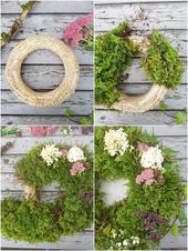 DIY Mooskranz - einfach selbstgemacht und frisch aus der Natur