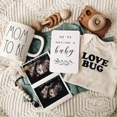 Love Bug - Bio-Strampler - Zehnte & Kiefer - #BabyAnnouncement #BioStrampler #Bu...