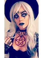 25 beängstigende, aber niedliche Make-up-Ideen für Halloween #halloweenmakeup
