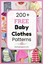 200+ Free Baby Clothes Patterns