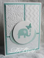 Baby Cards Patterned Occasions _Baby Butterly pool party ink and paper. stamp is embossed ... Baby Cards Patterned Occasions _Baby Butterly pool party ink and paper. stamp is embossed ...