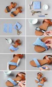 10 DIY Shoe Makeovers - Fun Ideas For Wearable Art On Your Feet
