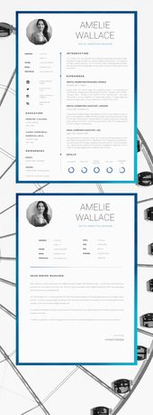 Resume Template for Word | Printable CV for Word | High Impact CV + Cover Letter + Advice | DIY Printable | The