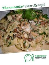 Champignons mit Sahnesoße zu Semmelknödel oder Pasta/Nudeln