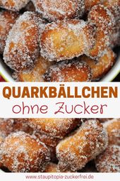 Lange habe ich mein Rezept für Low Carb Quarkbällchen ohne Zucker verbessert. ...