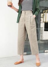 Khakifarbene Hosen - metuyi.com/bestestil