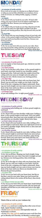 Best 25+ Weekly workout schedule ideas on Pinterest Workout - weekly workout plan Best 25+ Weekly workout schedule ideas on Pinterest Workout - weekly workout plan