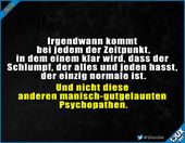 Nur ein normaler Schlumpf im ganzen Dorf #Schlumpf #Psychopathen #normal #Schlü...