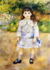 Child With A Whip by Pierre Auguste Renoir