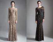 A Temperly London Pre-Fall 2012 black lace dress. Kate's Temperly-designed origi...