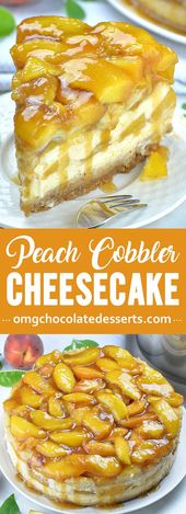 Peach Cobbler Cheesecake