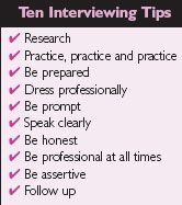 tips on an interview