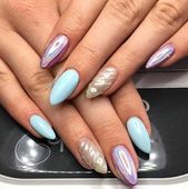 23 magical unicorn nails that take over Instagram #instagram #magical #nails #u...