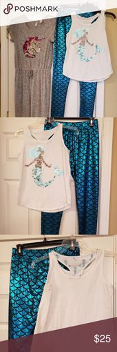 CUTE JUSTICE 14/16 Sequin Mermaid/Unicorn Lot All items are JUSTICE! 😊 Excell...