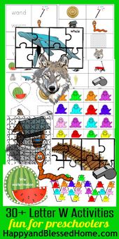 5 FREE Preschool Alphabet Letter W Activities for PreK