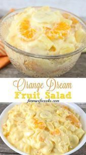 Orange Dream Fruit Salad Dieser Orangentraum Obstsalat Ist Ein