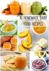 10 Homemade Baby food recipes