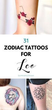 47 Leo tattoos that show your pride in being a lion, #Leo #leotattooideas #Lion #Pride #show...