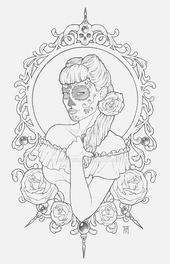 sugar skull by TashOToole.devian... on @DeviantArt