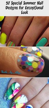 57 Special Summer Nail Designs For Exceptional Look - MAKEUP