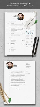 17+ Lebenslauf Kreativ Pinterest,