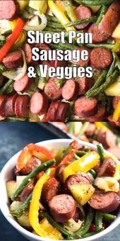 Sheet Pan Sausage and Veggies
