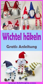 Amigurumi Wichtel häkeln – kostenlose & einfache Anleitung